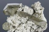 Double-Terminated Barite Crystals with Calcite & Marcasite - Iowa #176028-3